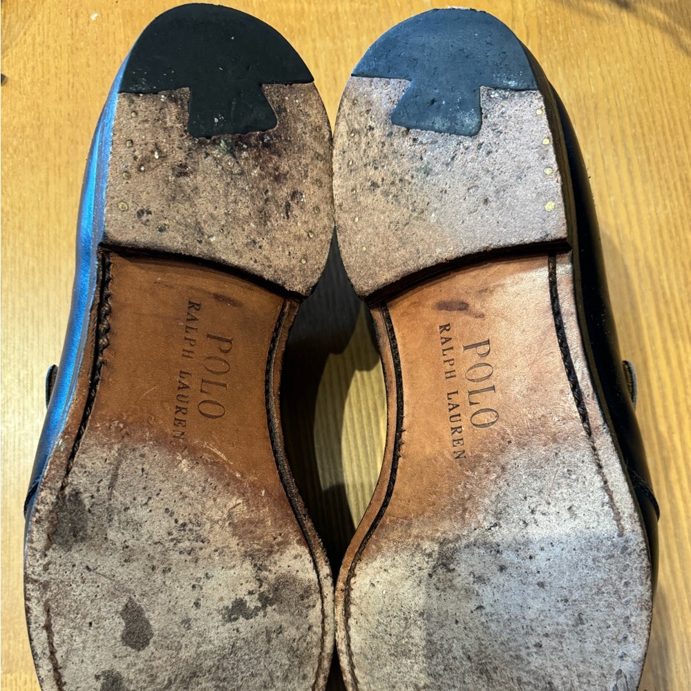 Polo Ralph Lauren Monk Strap Dress Shoes Men’s 12 Bench-made - Picture 8 of 8
